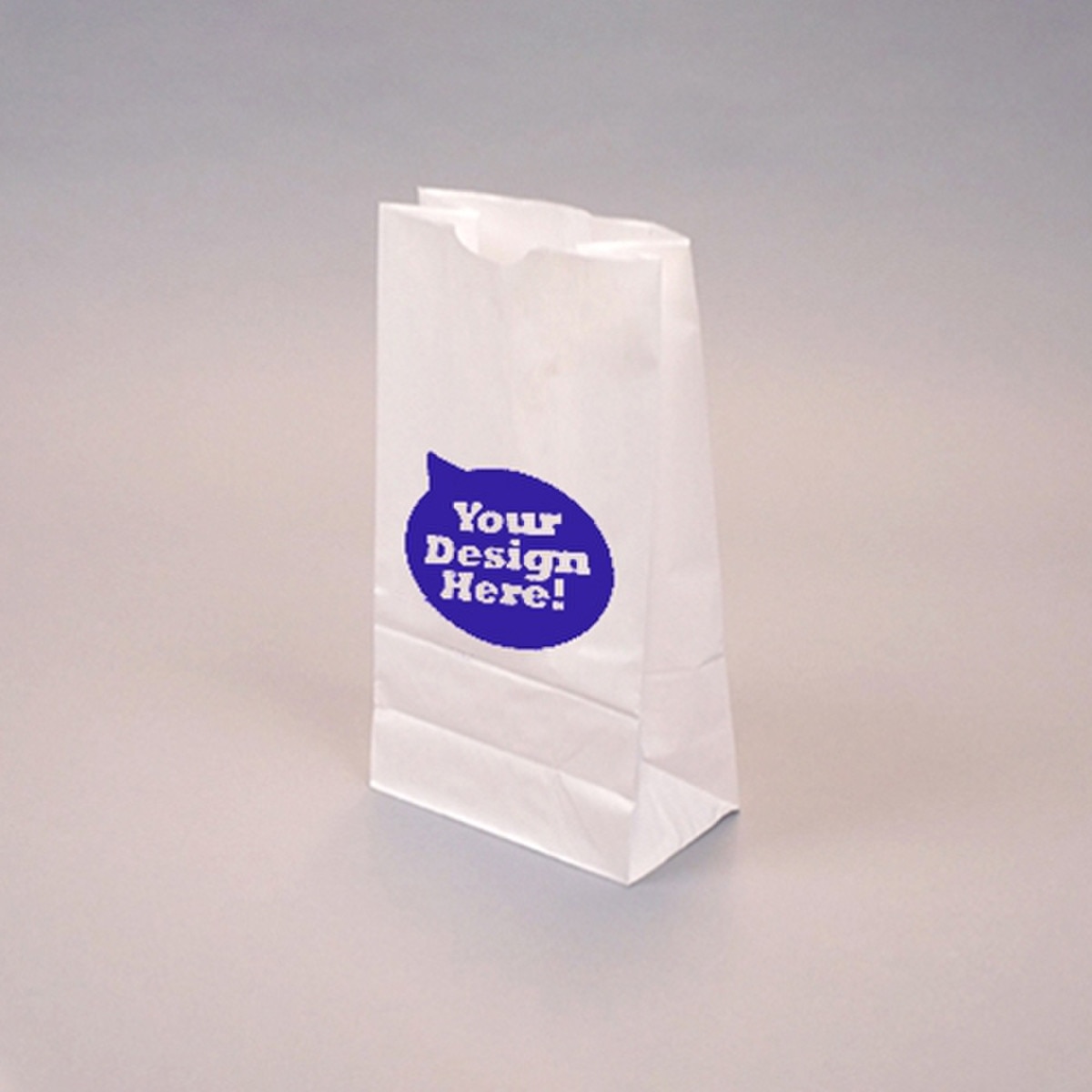 Custom-Printed White Kraft 6-lb Bag
